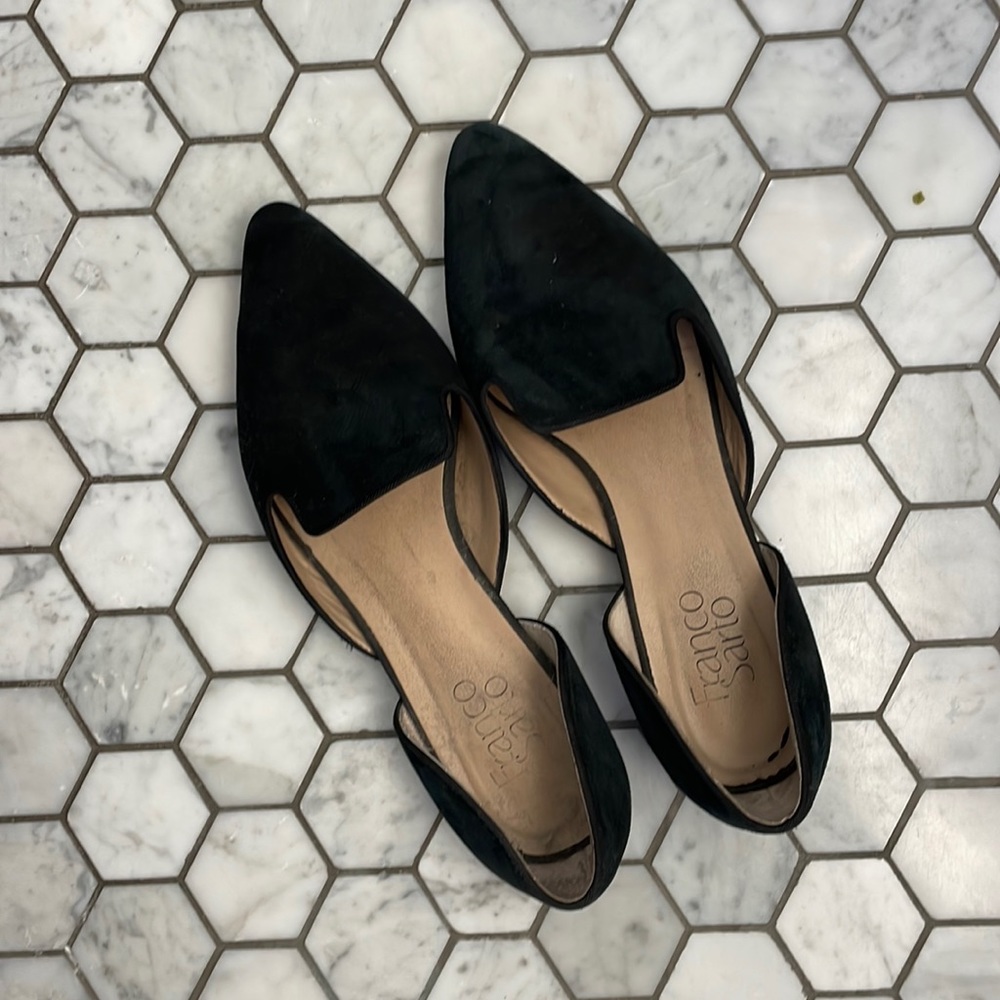 Franco Sarto Suede Flats 7